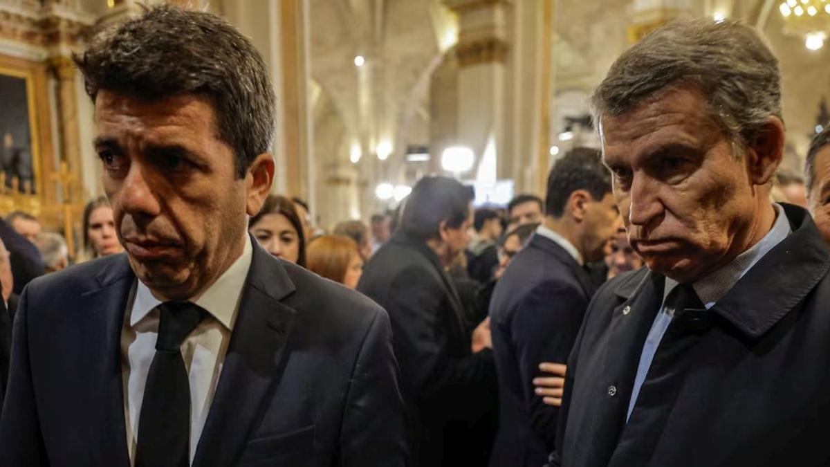 Feijóo sobre la dimisión de Mazón: "Es una decisión correcta"