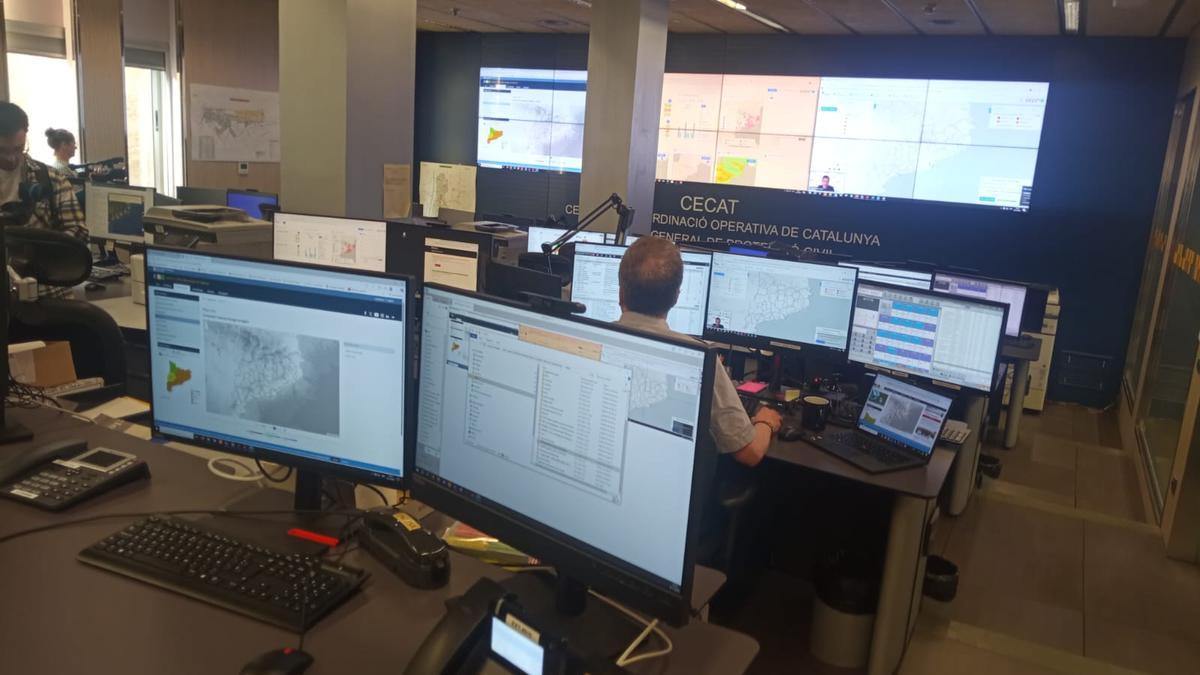 Ligeras lluvias en Barcelona, a la espera de precipitaciones más abundantes de madrugada