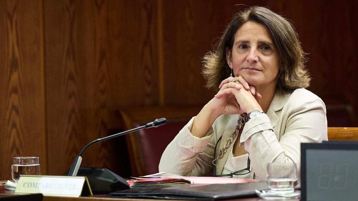 Archivo - La exministra y vicepresidenta primera y comisaria de Competencia de la Comisión Europea, Teresa Ribera