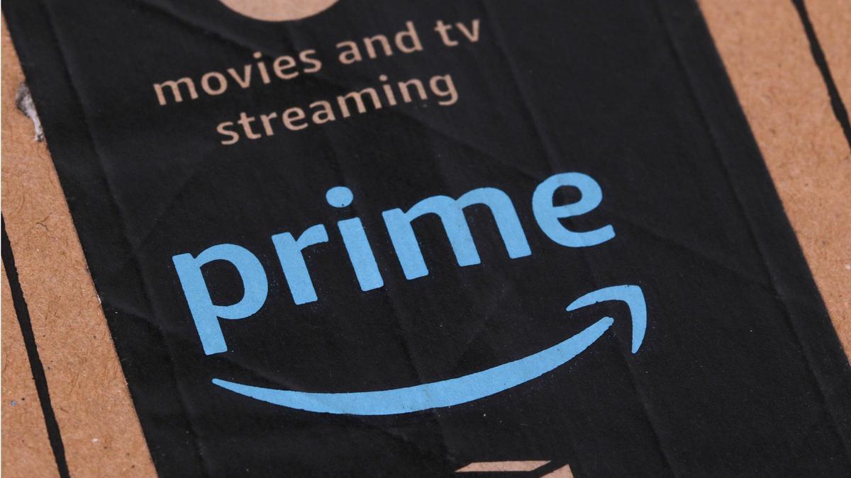 Étiquette du logo Amazon Prime.