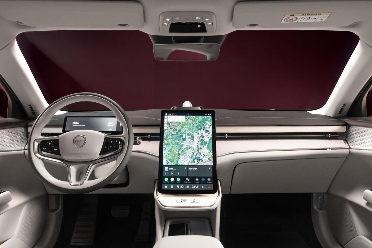 La partie technologique du Volvo ES90 s'articule autour de l'intégration native de Google