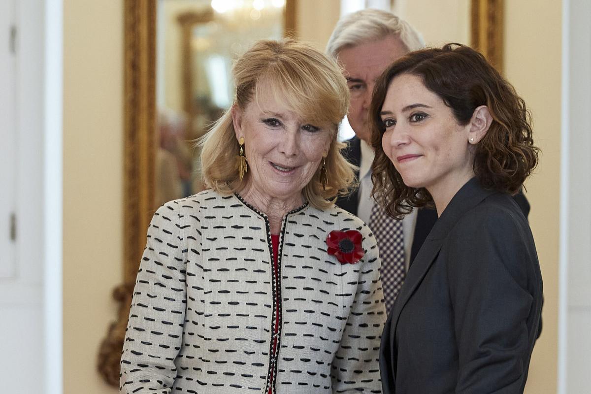 Esperanza Aguirre avec Isabel Díaz Ayuso en 2022.