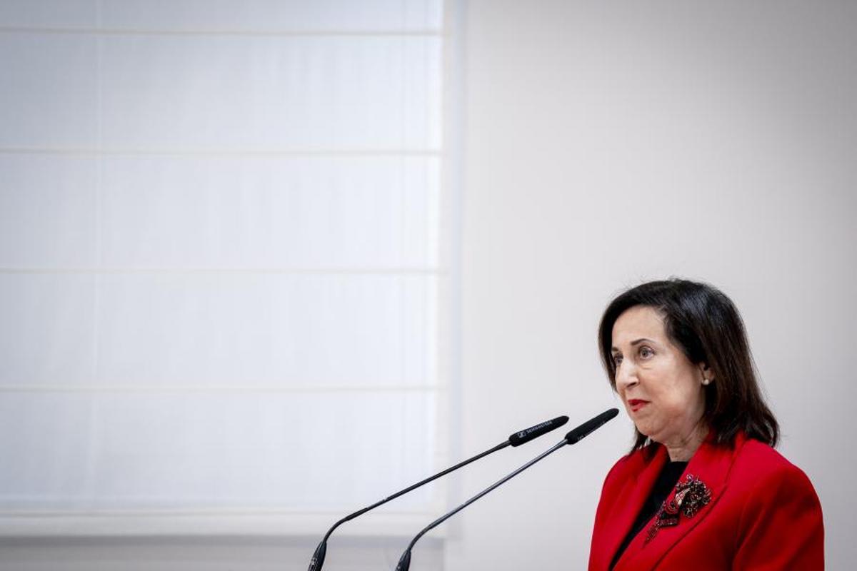La ministre de la Défense, Margarita Robles, lors d'un récent événement au siège de son ministère.