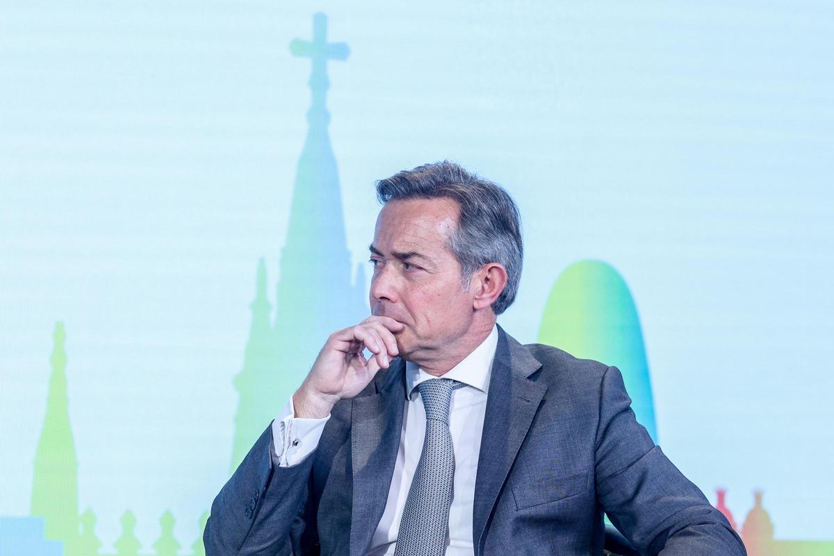 Dossier - Le président-directeur général d'Equipo Economico, Ricardo Martínez Rico, lors du premier jour de la 14e édition de la Journée des investisseurs espagnols, à l'hôtel Mandarin Oriental Ritz, le 10 janvier 2024, à Madrid (Espagne).