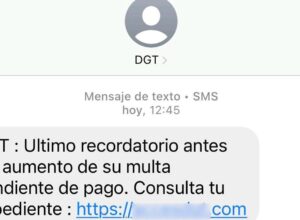 L&rsquo;arnaque aux SMS dont la DGT alerte sur ses réseaux sociaux