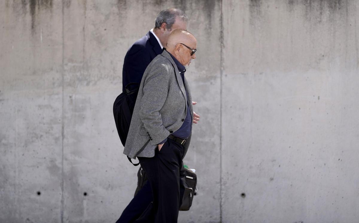 Marcelino Martín Blas, ancien chef des Affaires internes. Procès de l'Opération Cuisine, à la Cour Nationale.