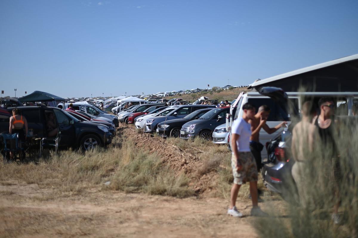 Parking du Festival du Désert de Monegros