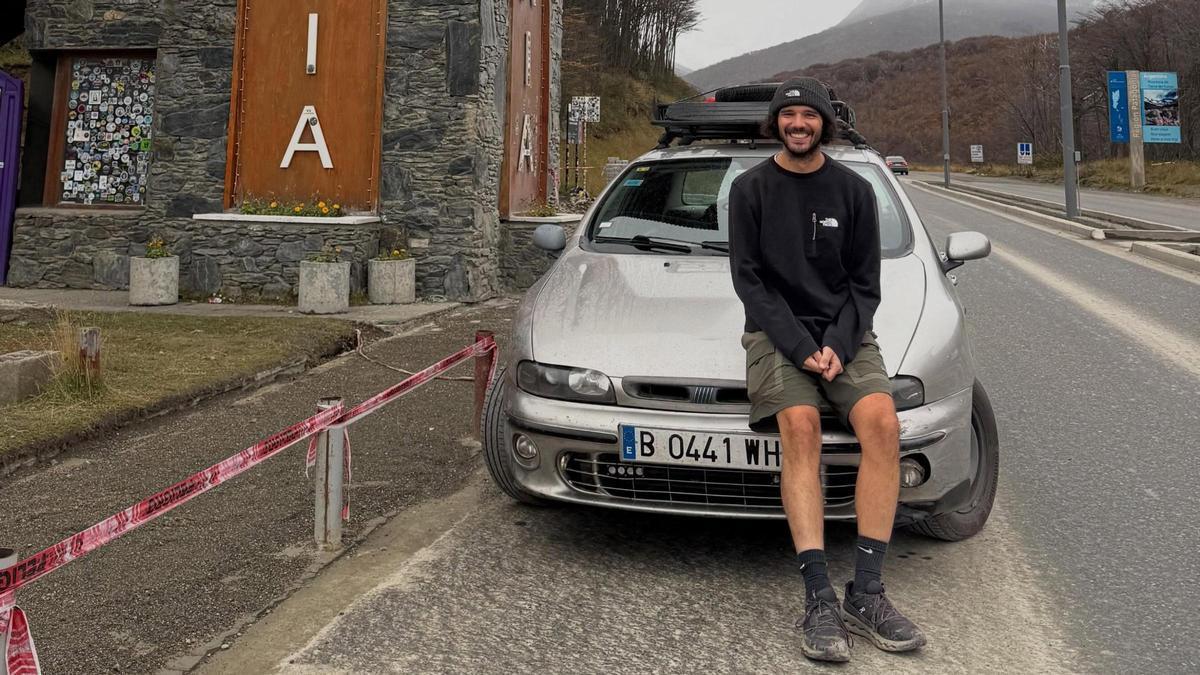 Fabio Belnome con su Fiat Marea de 1998 a través de su Instagram