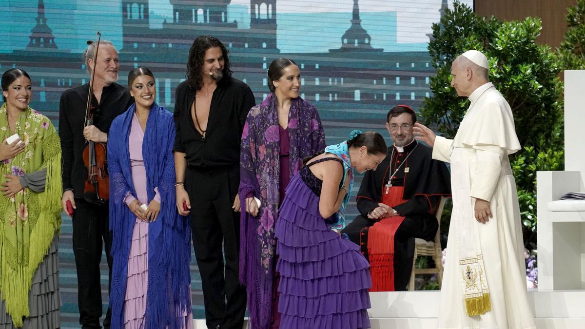 Segundo día de visita del Papa a Madrid: Misa en Cibeles y encuentro en el Movistar Arena