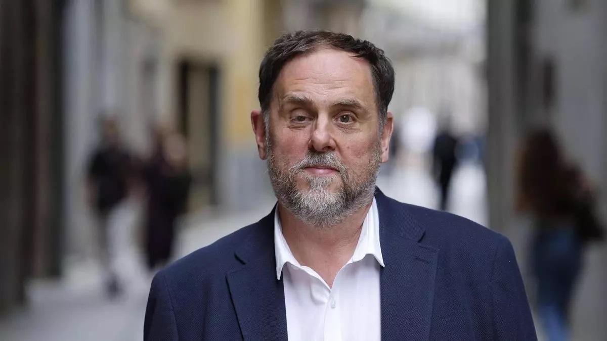El líder de ERC, Oriol Junqueras, en la entrevista con el Diari de Girona.