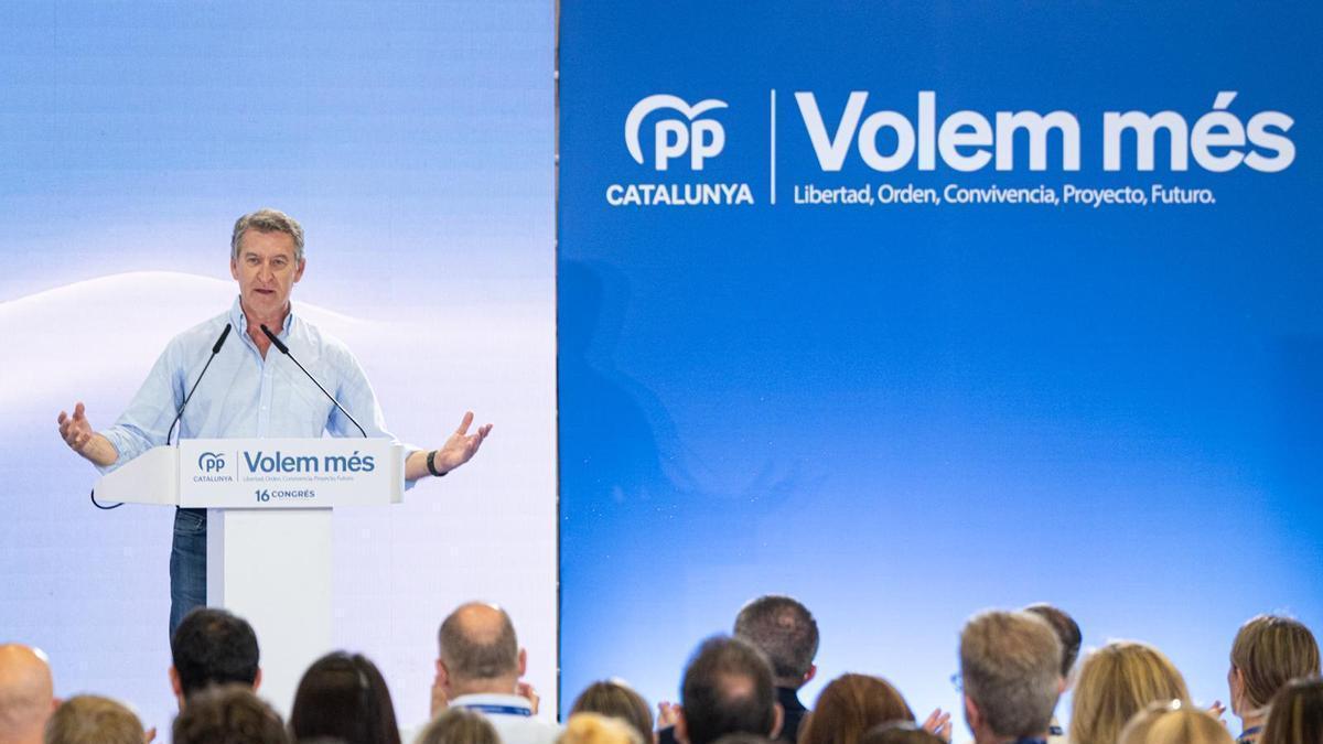 Feijóo pide a Cataluña que sea