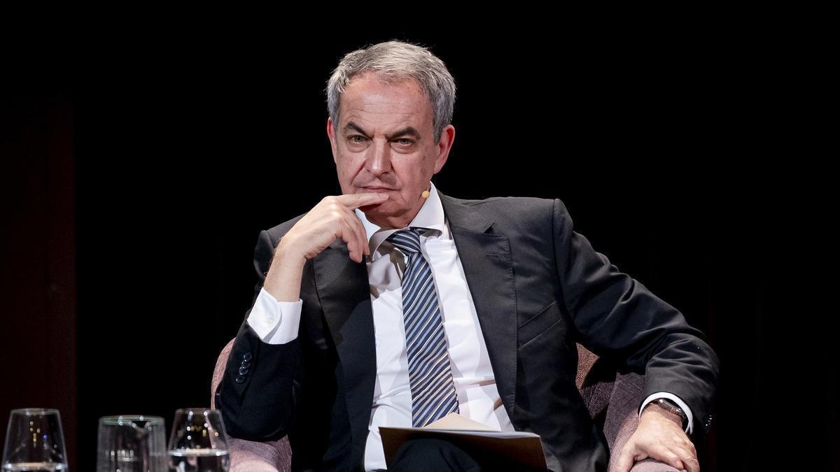 El expresidente del Gobierno José Luis Rodríguez Zapatero