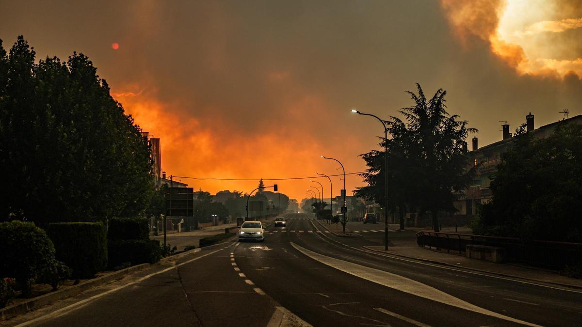 Las extremas condiciones que se han vivido en Casavieja (Ávila) a causa del incendio