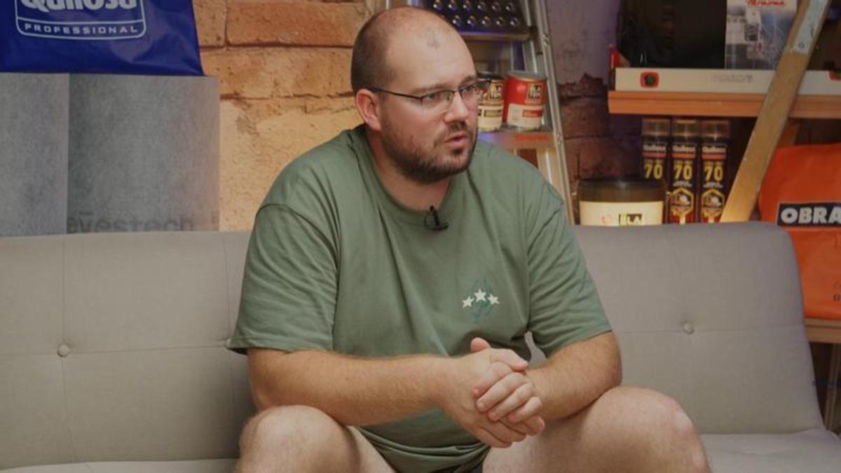 Diego Martí, albañil en Sector Oficios Podcast.