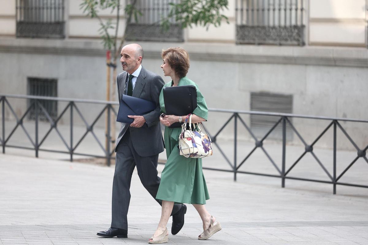 L'homme d'affaires Julio Martínez Martínez à son arrivée au Tribunal national, le 21 juillet 2026, à Madrid (Espagne).