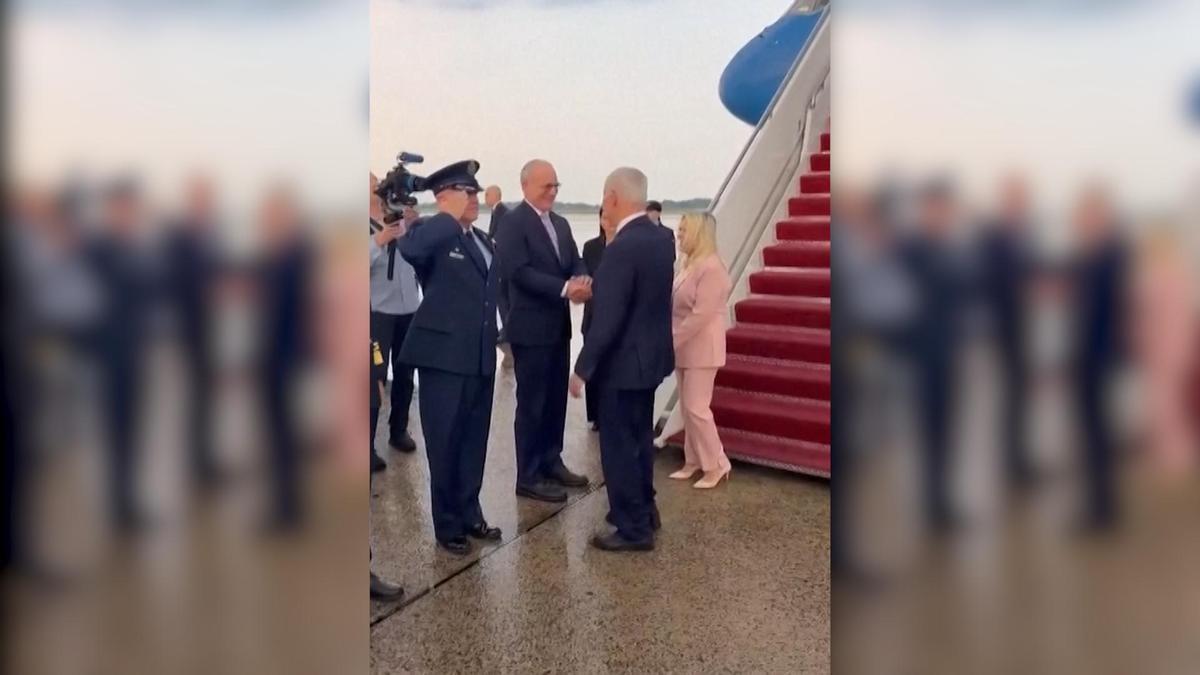Netanyahu llega a Estados Unidos para reunirse con Trump
