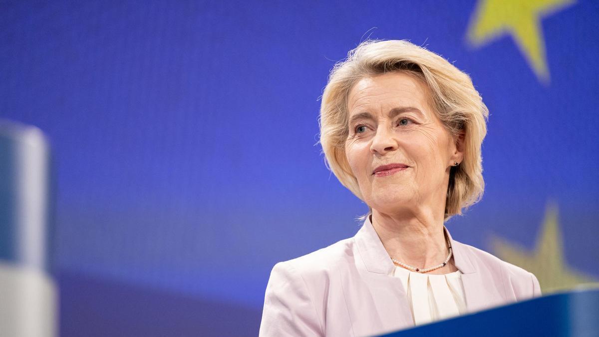 La presidenta de la Comisión Europea, Ursula von der Leyen.