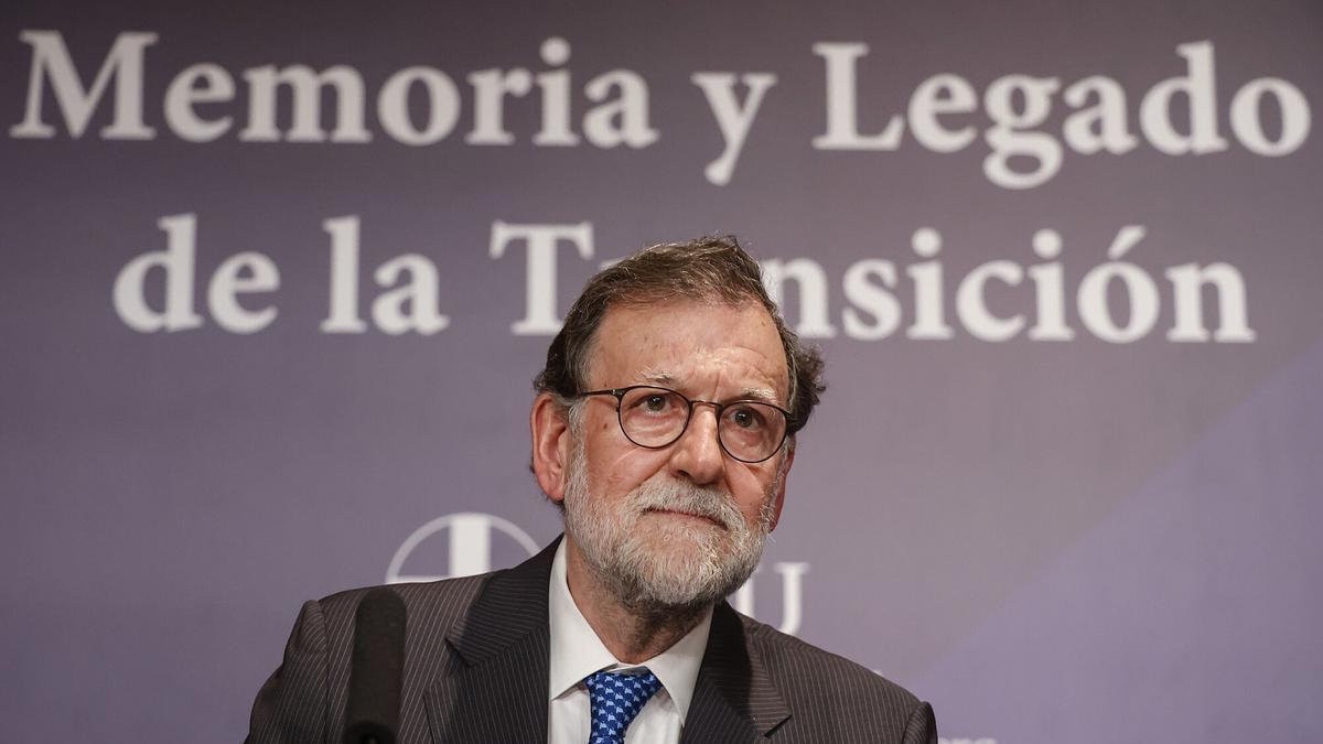 El expresidente del Gobierno, Mariano Rajoy, en una imagen de archivo.