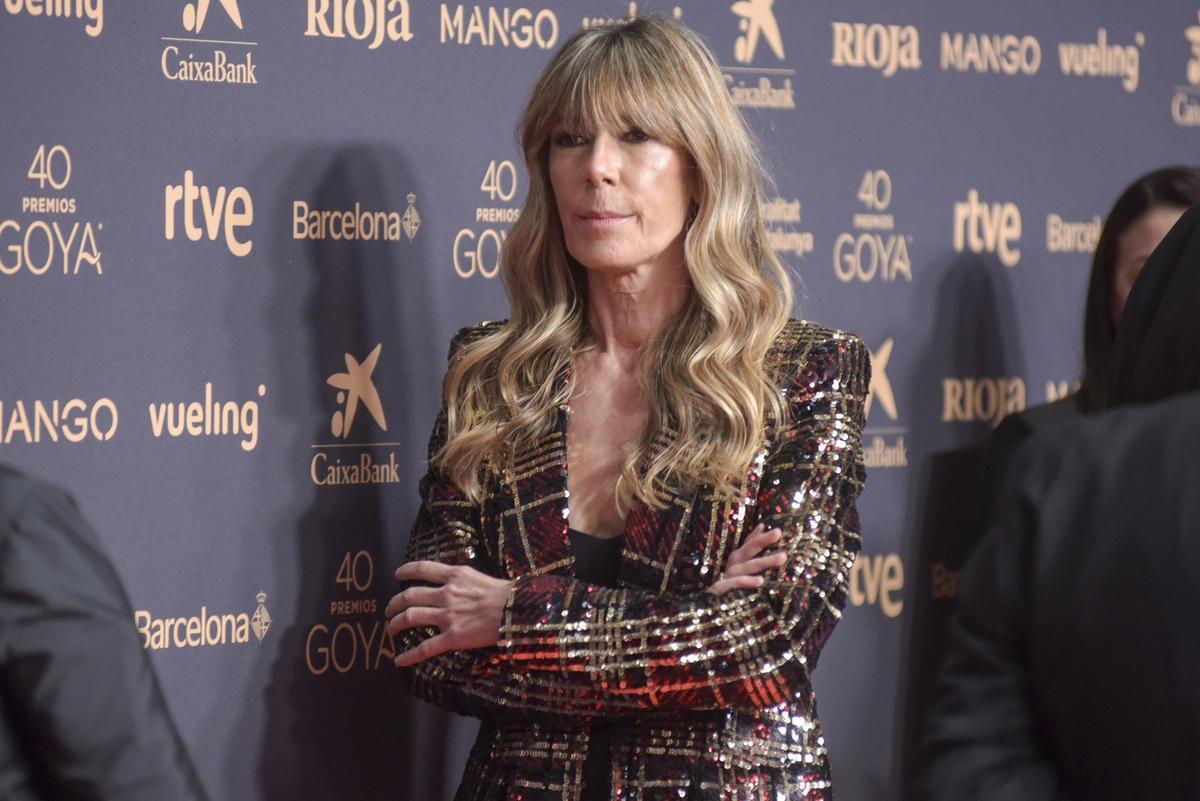 Dossier - L'épouse du président du gouvernement Begoña Gómez sur le tapis rouge de la 40e édition des Goya Awards, à l'Auditori del Centre de Convencions Internacionals, le 28 février 2026, à Barcelone, Catalogne (Espagne).