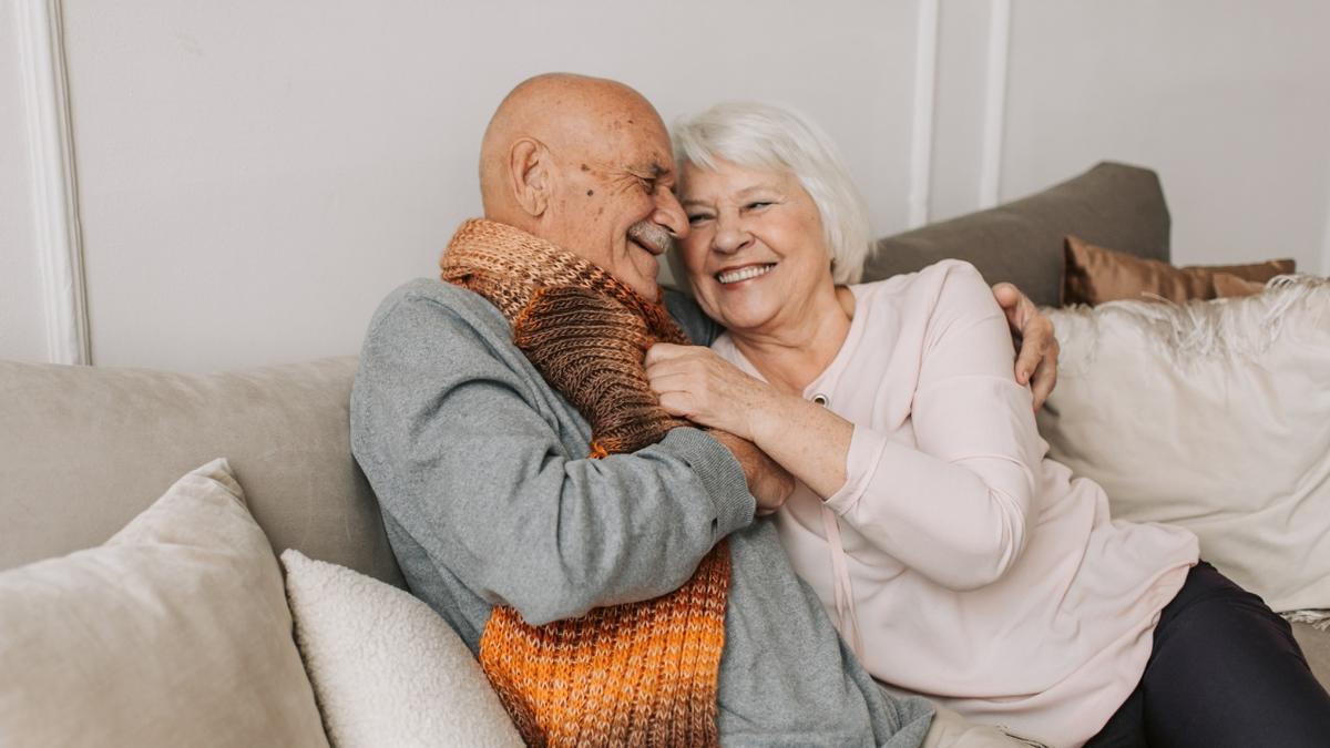 Un couple de retraités