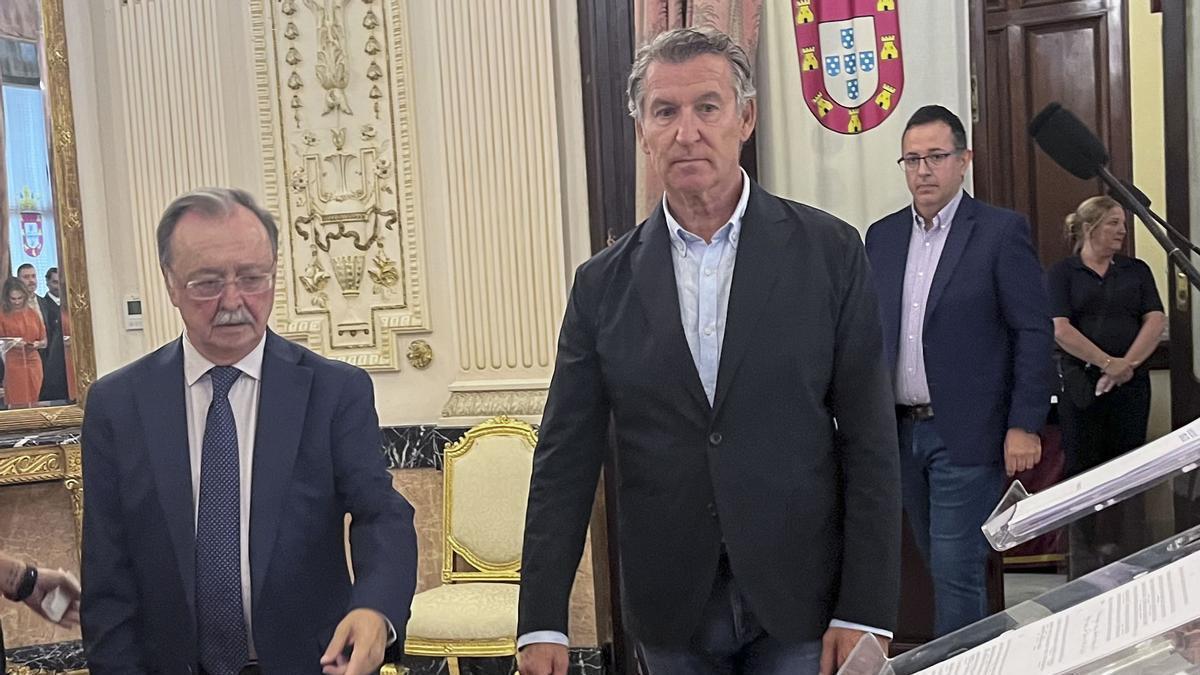 Feijóo y Vivas, este verano en Ceuta.