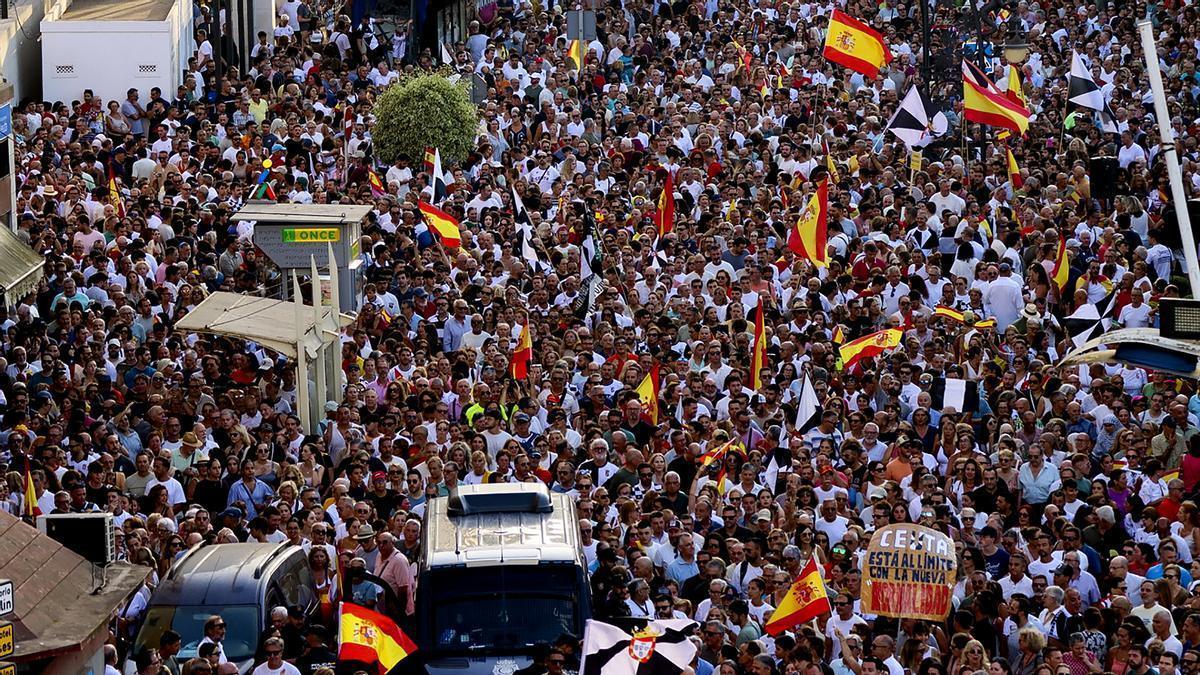 Manifestación en Ceuta por la situación migratoria