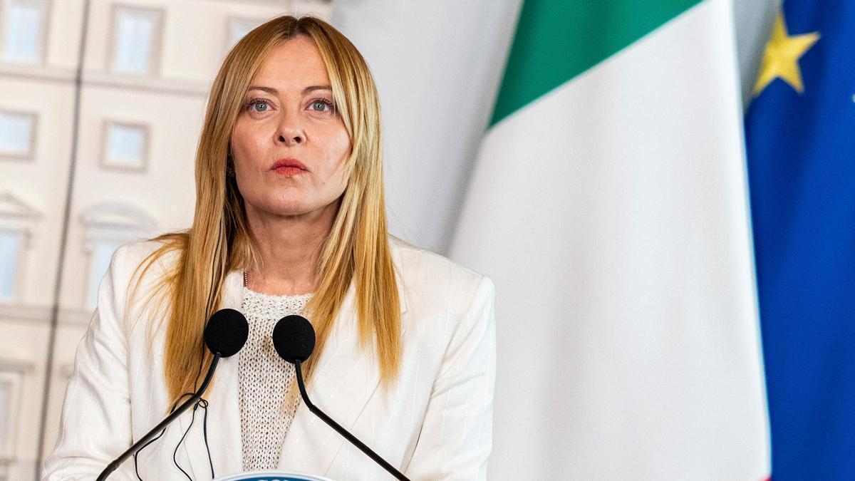 La primera ministra de Italia, Giorgia Meloni