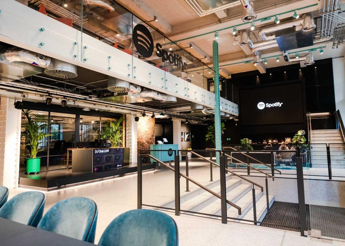 Siège social de Spotify à Londres.