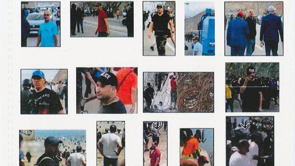 Recopilación fotográfica de presuntos agentes marroquíes no uniformados