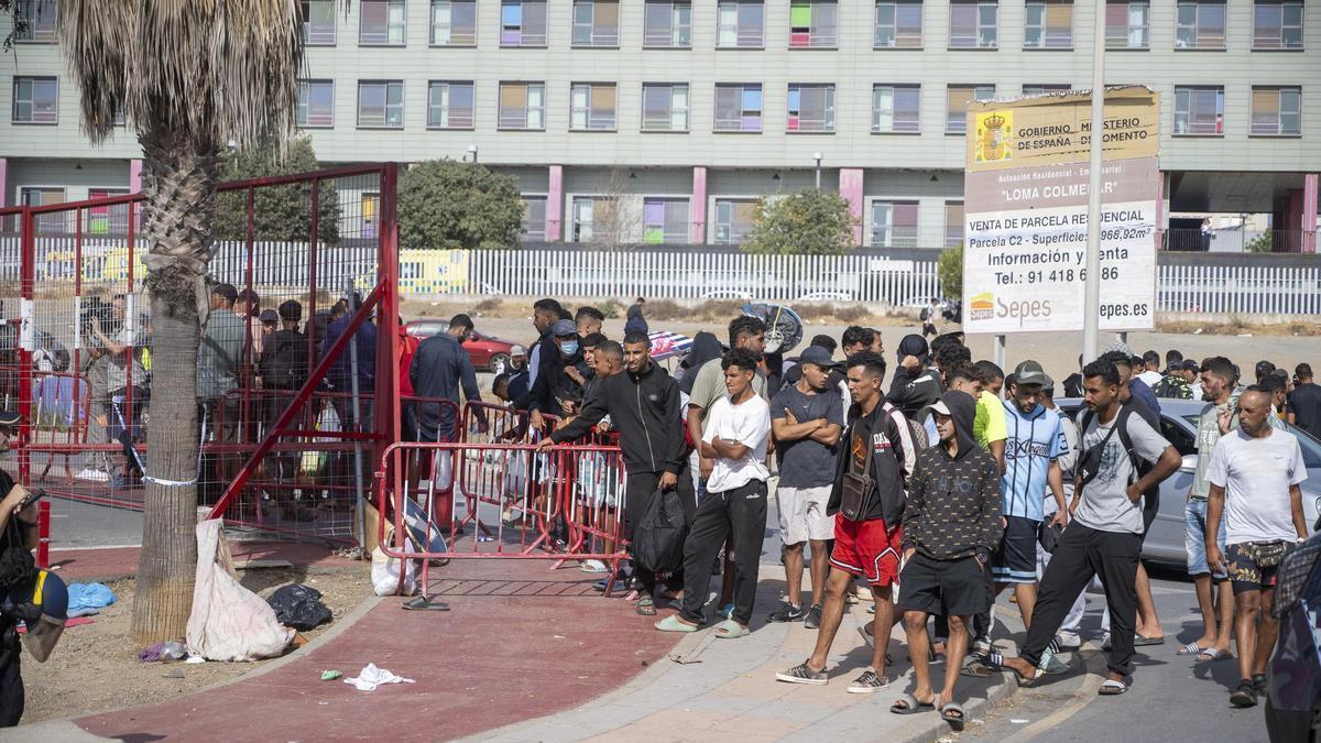 Migrantes en Ceuta