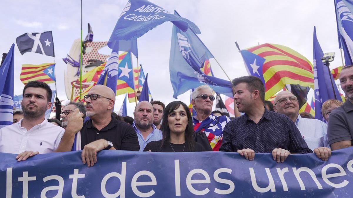 Aliança Catalana agita la víspera de la Diada y agranda la división entre los partidos independentistas