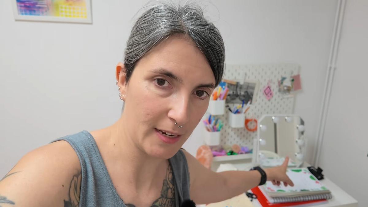 Laura Fuentes en su nueva propiedad.
