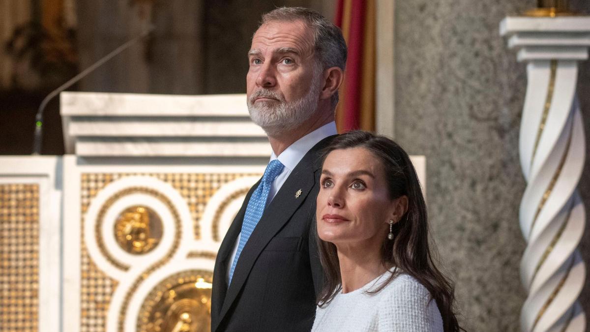 El rey Felipe VI y la reina Letizia.