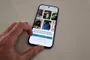 Móvil con app de Vinted
