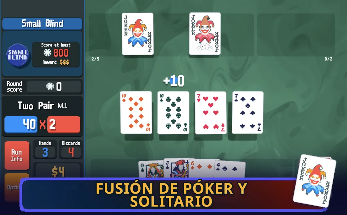 Capture d'écran du jeu Balatro