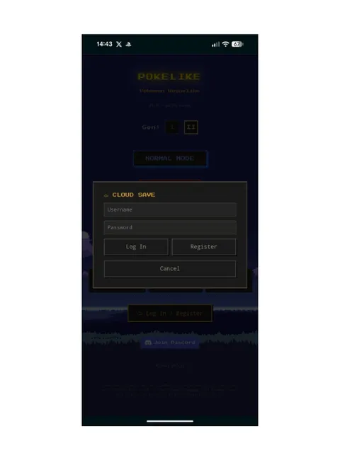 Étapes pour activer la progression du cloud dans Pokelike